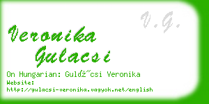 veronika gulacsi business card